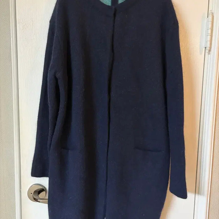 [BUNJANG] Lewitt Angora Long Cardigan (Navy) / 르윗 앙고라 롱가디건 55사이즈