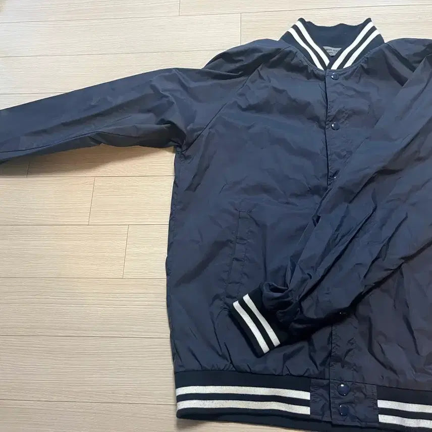 [BUNJANG] Comme des Garcons CDG Navy Varsity Jacket (Size L) / 꼼데가르송 CDG 네이비 바시티자켓L사이즈
