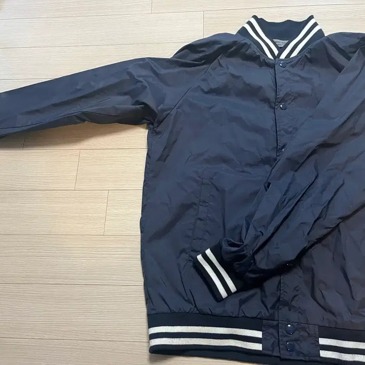 [BUNJANG] Comme des Garcons CDG Navy Varsity Jacket (Size L) / 꼼데가르송 CDG 네이비 바시티자켓L사이즈