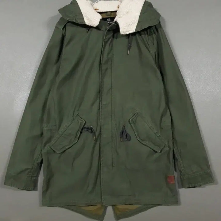 [BUNJANG] Scotch &amp; Soda M65 Fishtail Sherpa Hood Jacket Parka (Khaki) / 100) 스카치앤소다 피쉬테일 M65 야상 쉐르파 후드 자켓 파카 카키