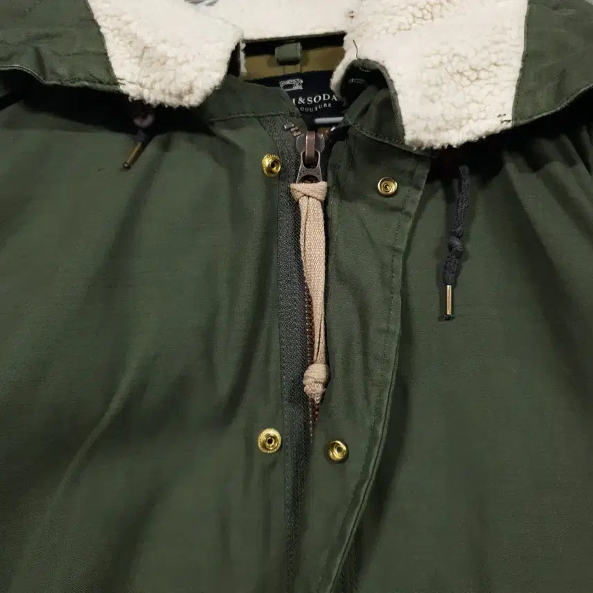 [BUNJANG] Scotch &amp; Soda M65 Fishtail Sherpa Hood Jacket Parka (Khaki) / 100) 스카치앤소다 피쉬테일 M65 야상 쉐르파 후드 자켓 파카 카키