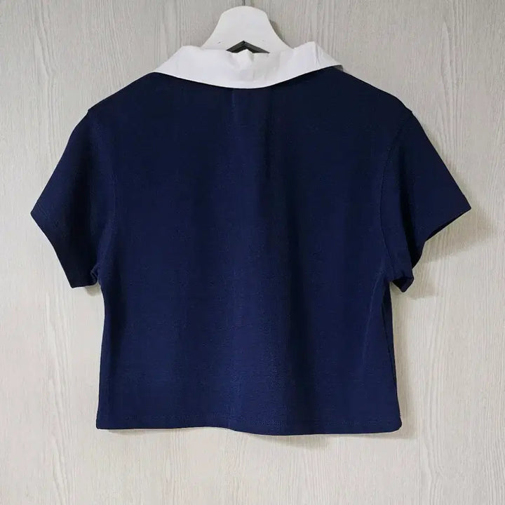 [BUNJANG] Unbranded Cropped Half-Zip Polo Shirt / 반집업 피케이 티 새상품 크롭