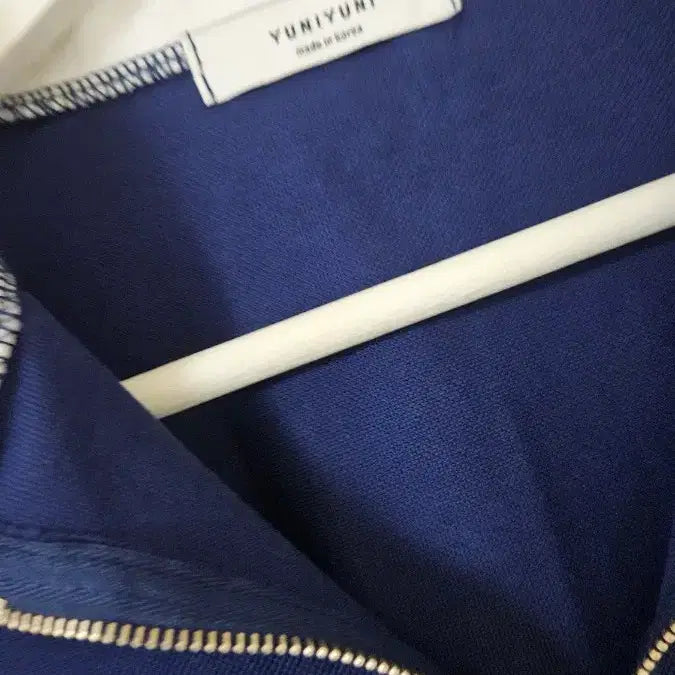 [BUNJANG] Unbranded Cropped Half-Zip Polo Shirt / 반집업 피케이 티 새상품 크롭