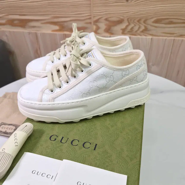 [BUNJANG] Gucci Tennis 1977 Sneakers / [미사용] 구찌 테니스 1977 스니커즈 미사용