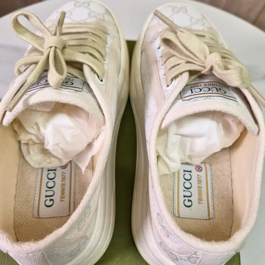 [BUNJANG] Gucci Tennis 1977 Sneakers / [미사용] 구찌 테니스 1977 스니커즈 미사용