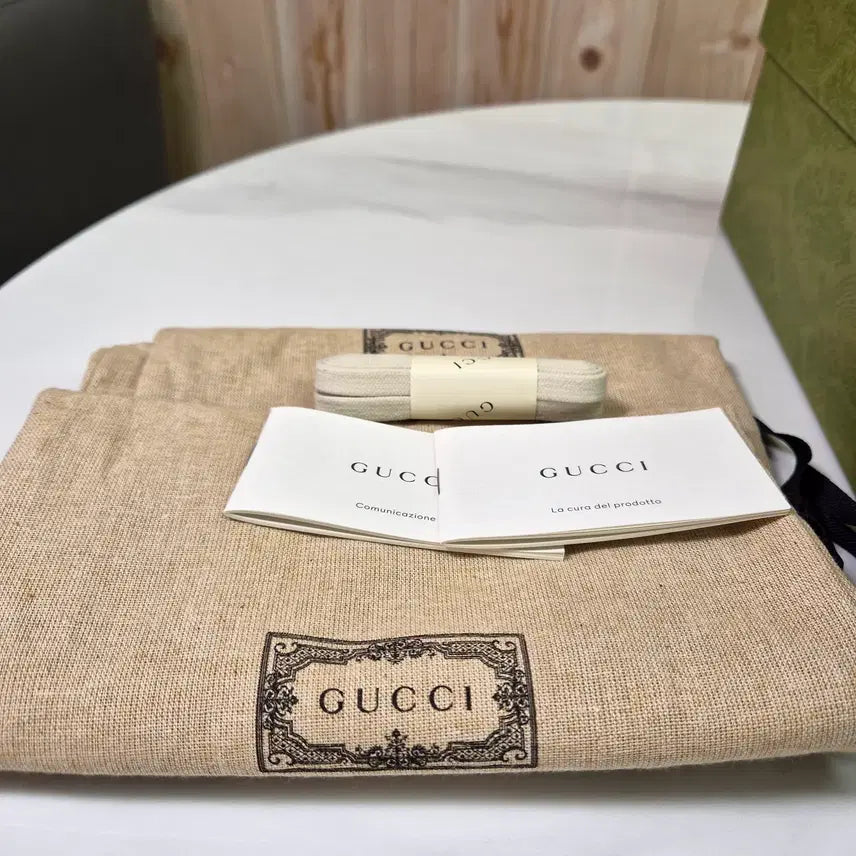 [BUNJANG] Gucci Tennis 1977 Sneakers / [미사용] 구찌 테니스 1977 스니커즈 미사용