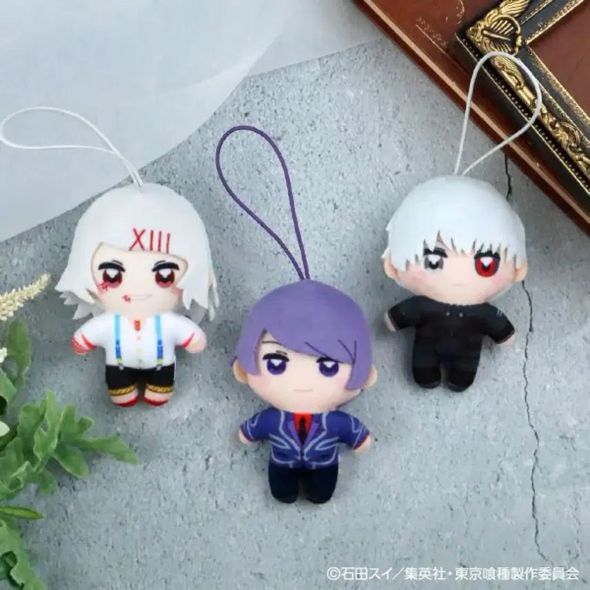 [BUNJANG] Tokyo Ghoul Kaneki &amp; Tsukiyama Bundle Set Plush / 도쿄구울 카푸코 프렌즈 누이구루미 쥬죠 츠키야마 미개봉