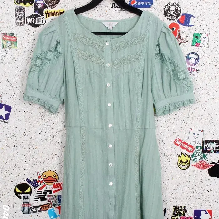 [BUNJANG] Voca Vaca Mint Green Dress / 여성S/ 보카바카 민트색 원피스 20-20