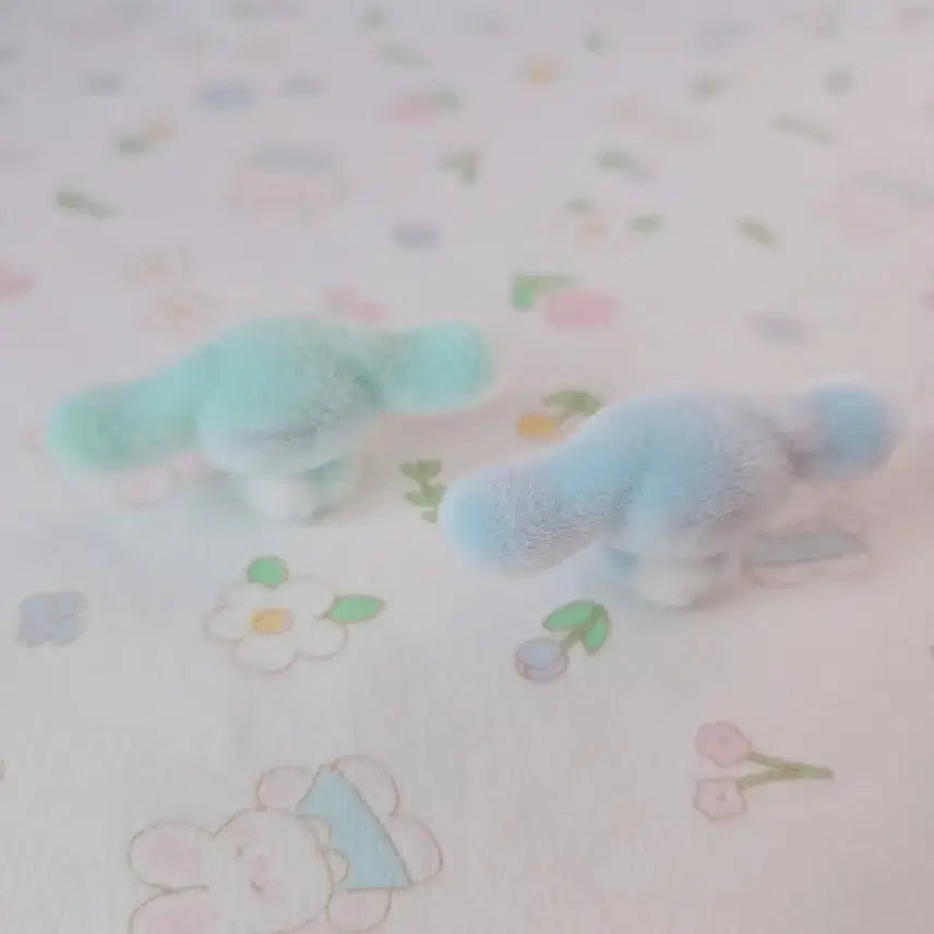 [BUNJANG] Sanrio Cinnamoroll Flocked Mini Figure Bundle Set / 일본정품) 시나모롤 플로키 미니 피규어 2종 일괄 일반+시크릿