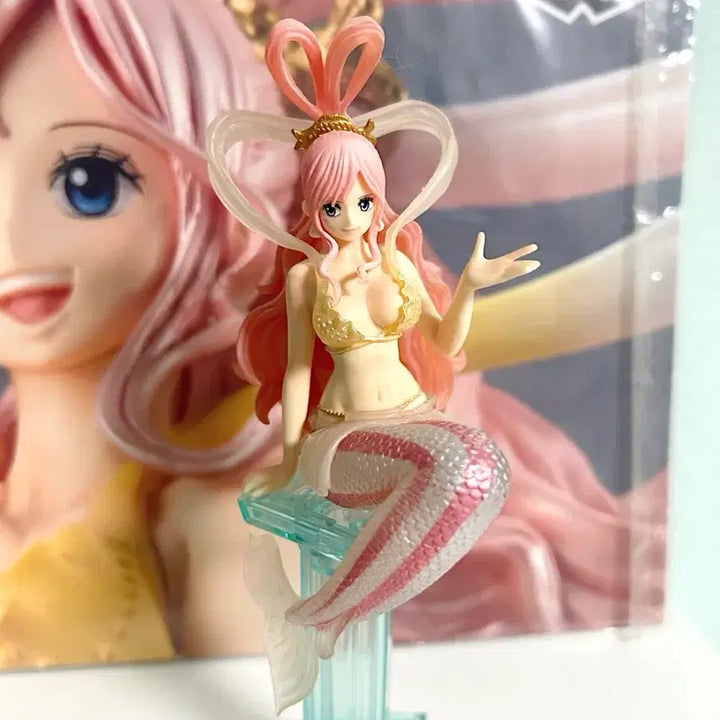 [BUNJANG] One Piece Shirahoshi Figure and Poster Bundle Set / 일괄) 원피스 시라호시 피규어, 포스터