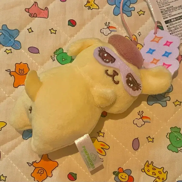 [BUNJANG] Sanrio Pompompurin Sparkling Mascot Plush / 할인)산리오 폼폼푸린 반짝반짝 키라키라 후류 마스코트 인형