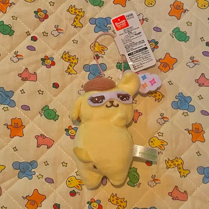 [BUNJANG] Sanrio Pompompurin Sparkling Mascot Plush / 할인)산리오 폼폼푸린 반짝반짝 키라키라 후류 마스코트 인형