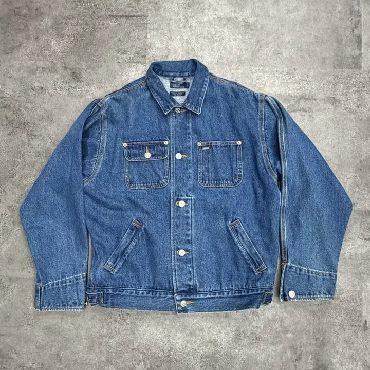 [BUNJANG] Polo Ralph Lauren 00s American Flag Denim Jacket / 00s 폴로 랄프로렌 성조기 데님 자켓