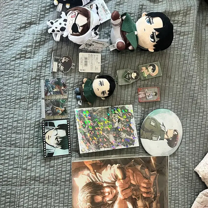 [BUNJANG] Attack on Titan Levi &amp; Hange Goods Bundle / 진격거 리바이 한지 굿즈