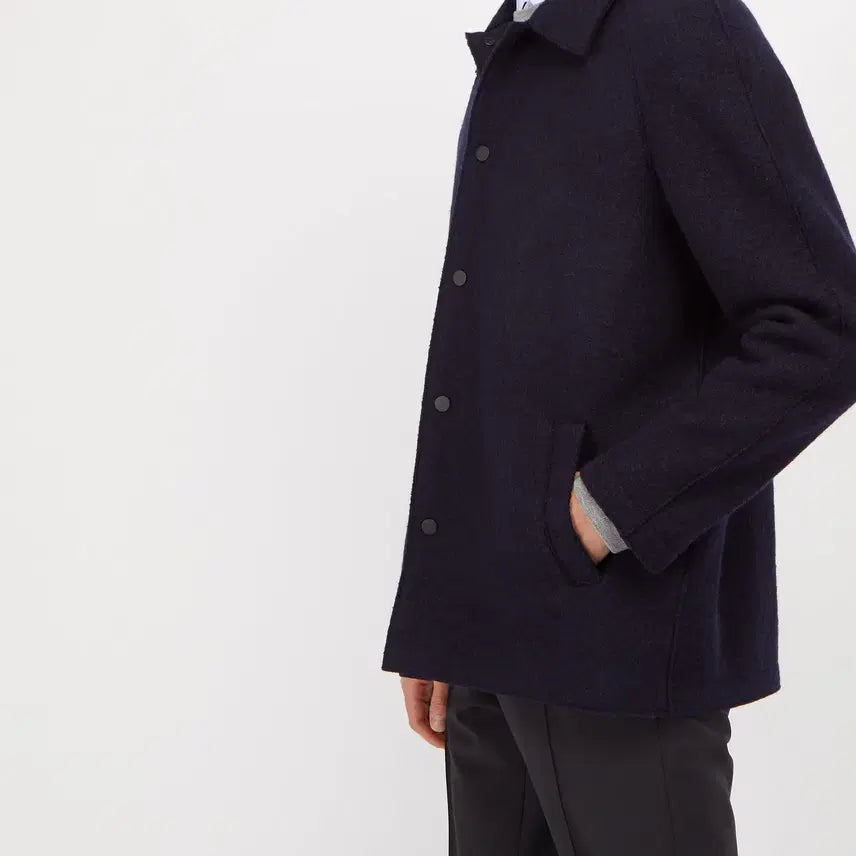 [BUNJANG] Harris Wharf London Single Breasted Wool Jacket Navy 48 / 해리스 워프 런던 / 싱글 브레스트 울 자켓 네이비 / 48