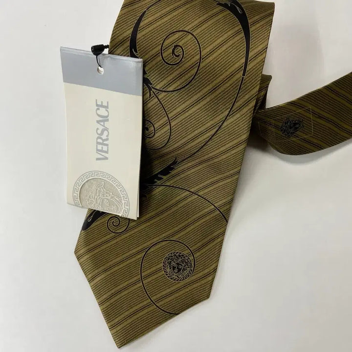 [BUNJANG] Versace Silk Necktie / 택달린 미사용품 Versace 베르사체 정품 명품 넥타이