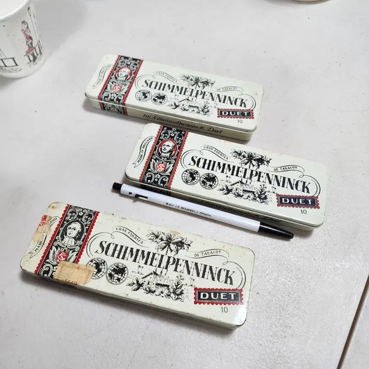 [BUNJANG] Vintage Dutch Tobacco Tin / 1개5000원오래된 네덜란드 깡통(시가통) 크기15.5cmX5.7cm