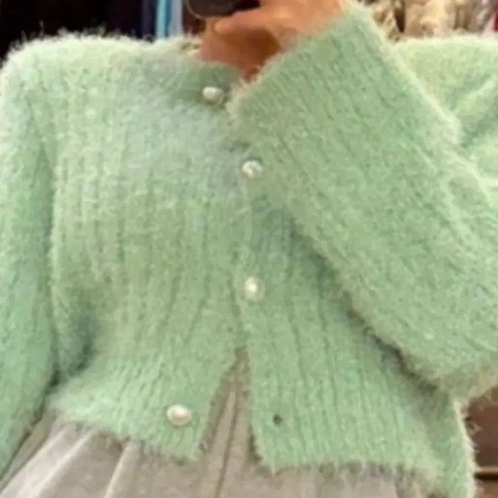 [BUNJANG] Bellita Mint Cardigan / 벨리타 민트 가디건