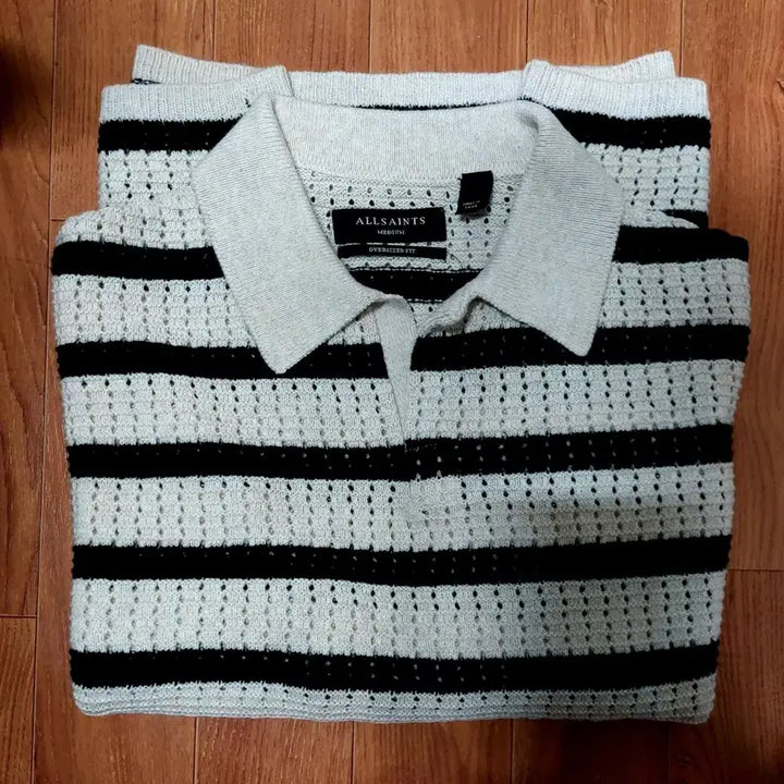 [BUNJANG] All Saints Short Sleeve Knit T-Shirt / M) 올세인츠 반팔 니트