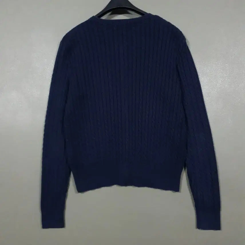 [SOLD OUT] 여성) 폴로 랄프로렌 신형 21FW 큐알 포니 케이블 니트 꽈배기 가디건