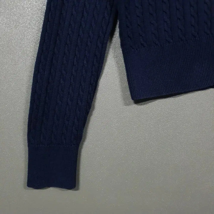 [SOLD OUT] 여성) 폴로 랄프로렌 신형 21FW 큐알 포니 케이블 니트 꽈배기 가디건