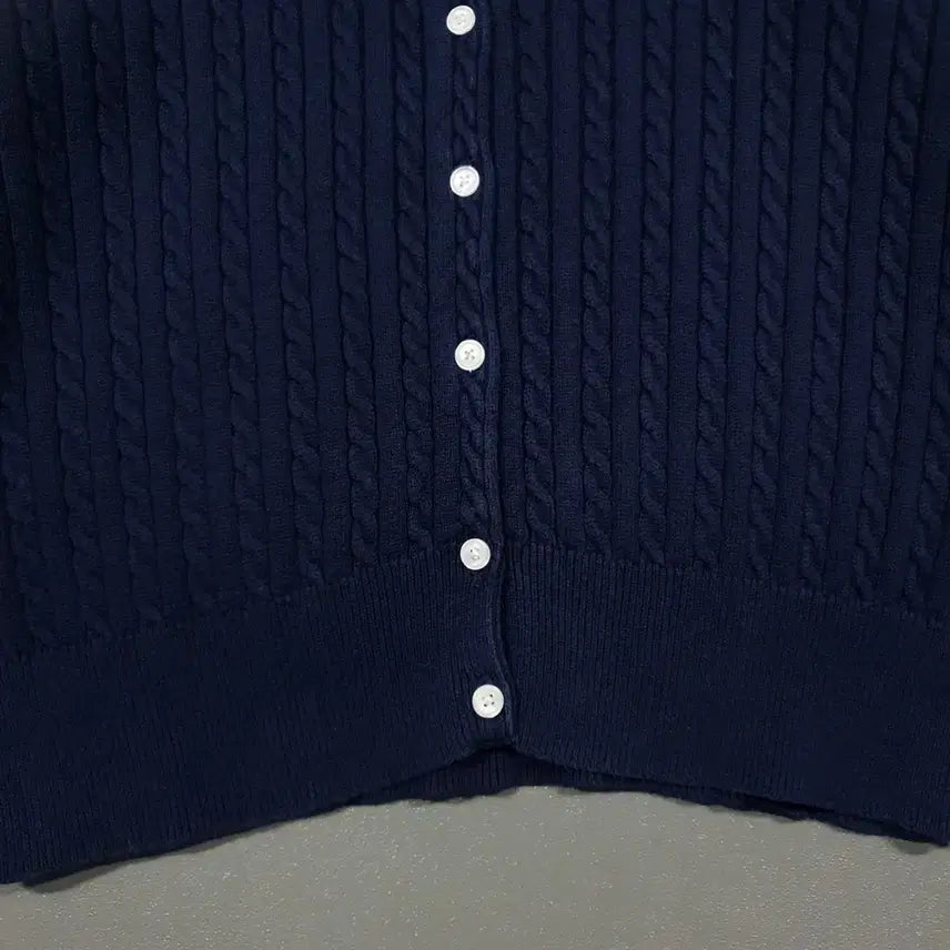 [SOLD OUT] 여성) 폴로 랄프로렌 신형 21FW 큐알 포니 케이블 니트 꽈배기 가디건