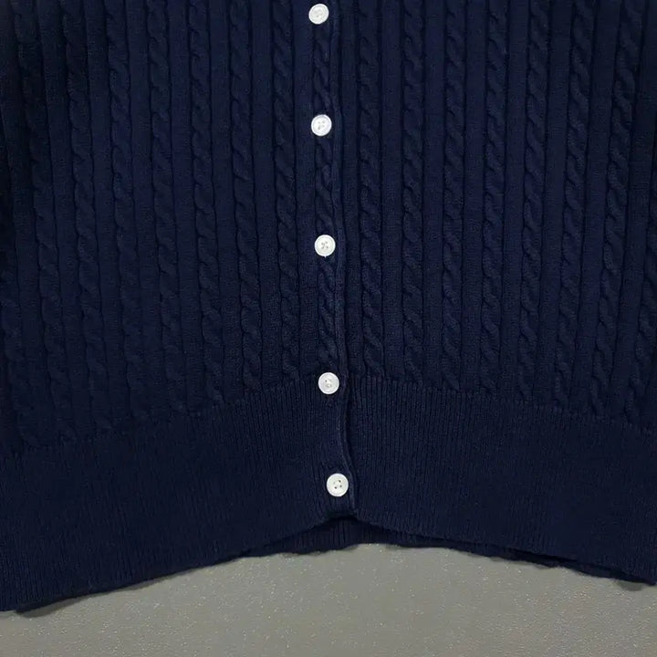 [SOLD OUT] 여성) 폴로 랄프로렌 신형 21FW 큐알 포니 케이블 니트 꽈배기 가디건