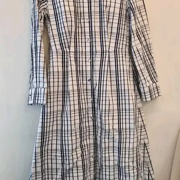 [SOLD OUT] BEANPOLE 체크 셔츠 원피스 90