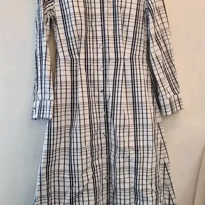 [SOLD OUT] BEANPOLE 체크 셔츠 원피스 90