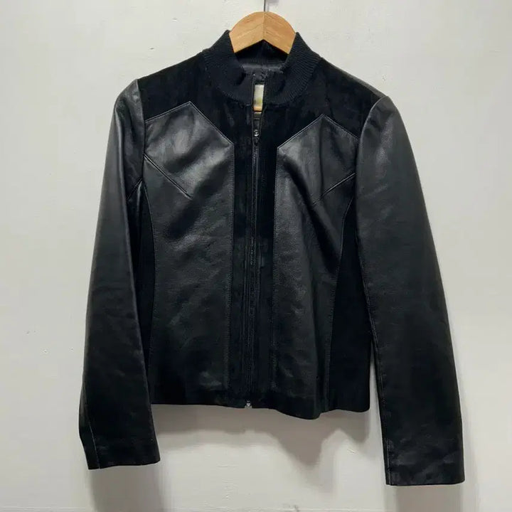 [BUNJANG] Black Leather Suede Combination Women&