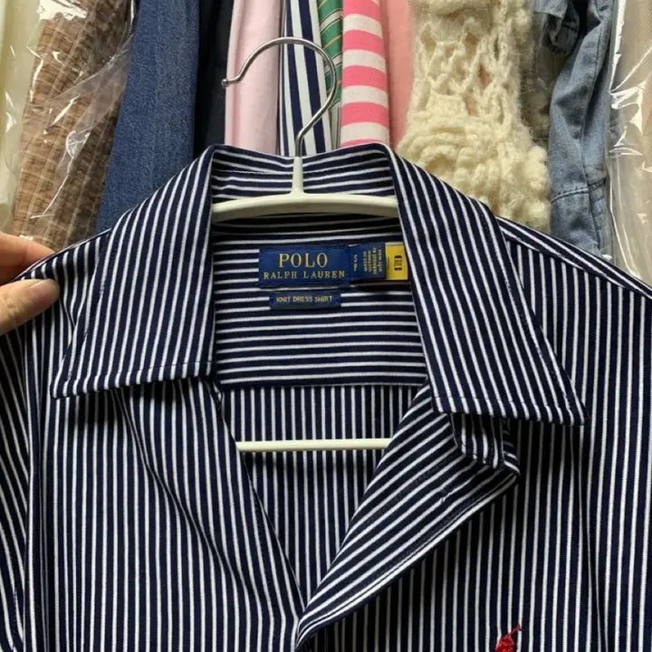 [BUNJANG] Polo Ralph Lauren Striped Long Sleeve Shirt / [새상품] 폴로 랄프로렌 스트라이프 긴팔 셔츠