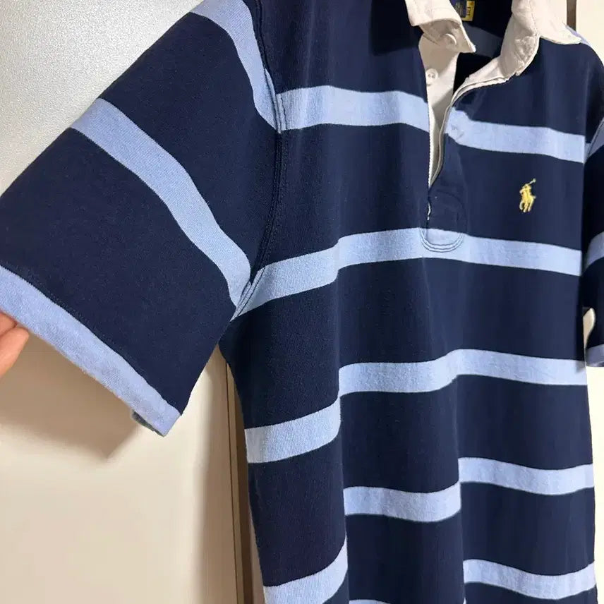 [SOLD OUT] 폴로 랄프로렌 럭비 카라티 M 아울렛구매 qr인증가능컨디션 최상