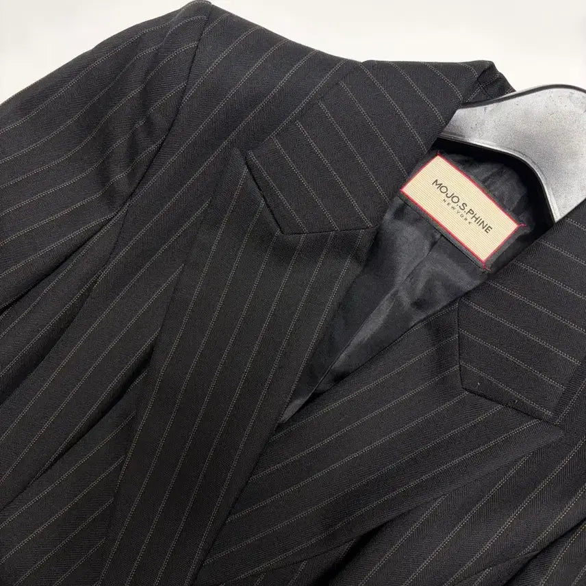 [BUNJANG] MojoSphin Striped Jacket (Size 55) / 모조에스핀 스트라이프 자켓 55사이즈