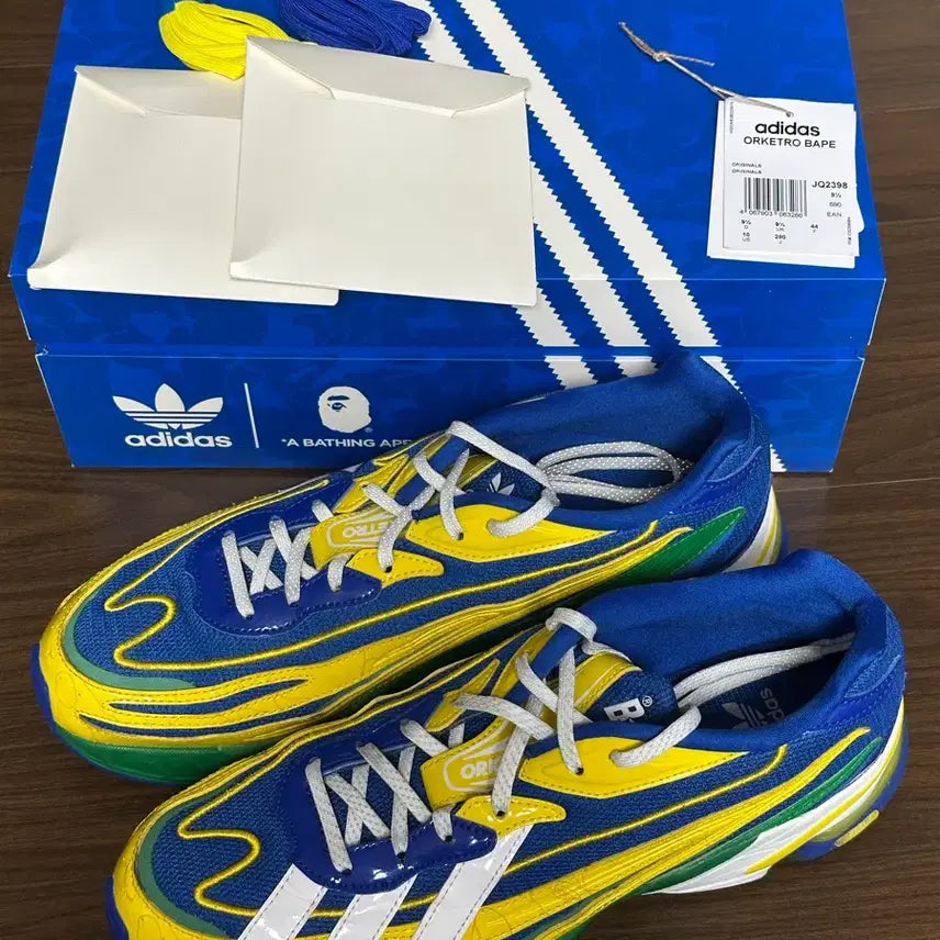 [BUNJANG] BAPE Adidas Orketro Green Power Blue Sneakers / 급처[280]베이프 아디다스 오르케트로