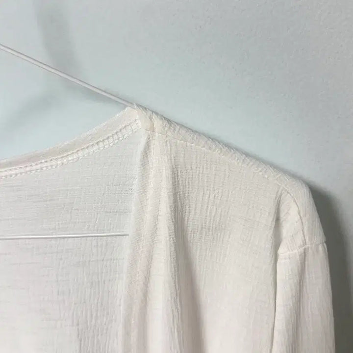 [BUNJANG] White Long Cardigan / 화이트 롱가디건