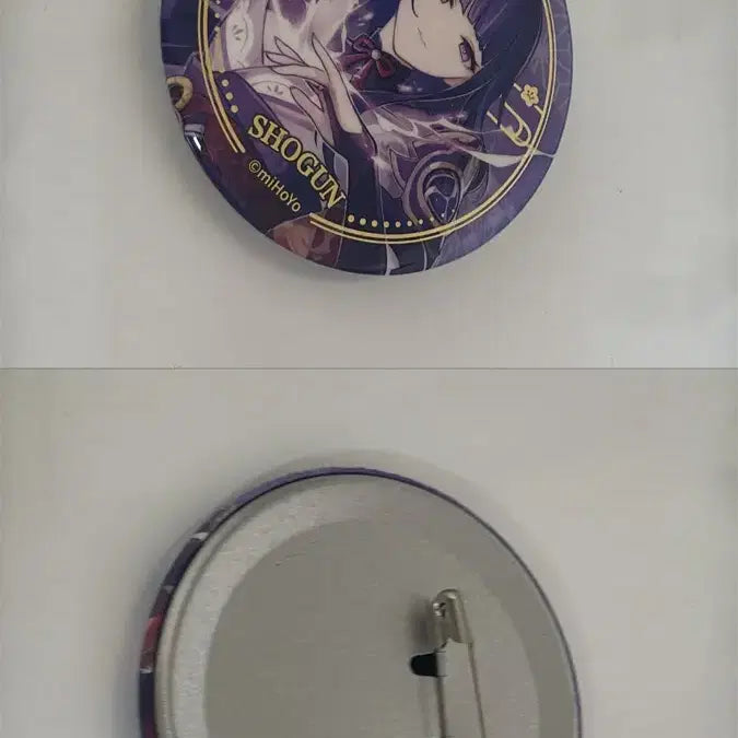 [BUNJANG] Genshin Impact Raiden Shogun Can Badge / 원신 라이덴 쇼군 캔뱃지