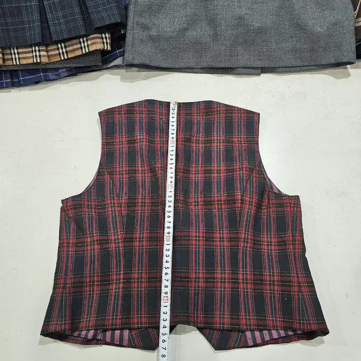 [BUNJANG] Used School Uniform Vest and Skirt Set / 중고여성 교복 조끼세트 사이즈 97/68