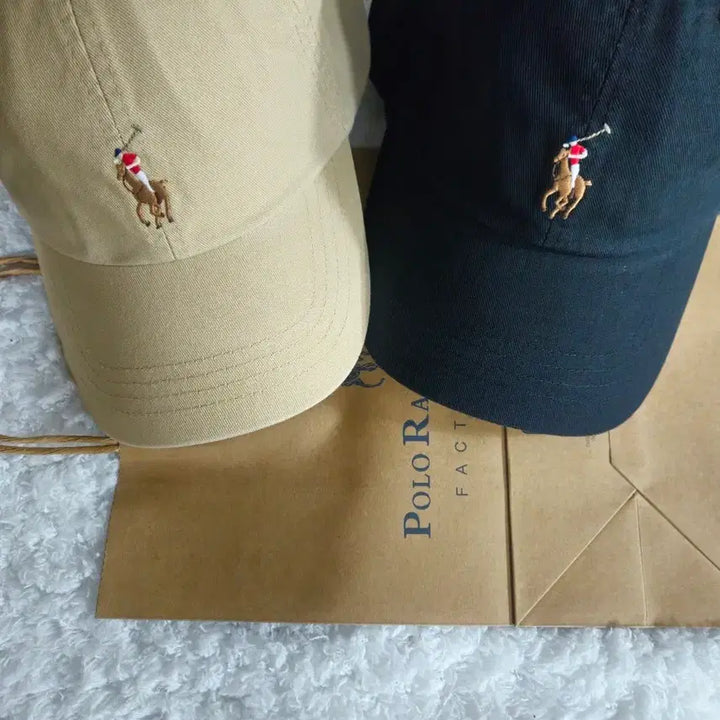 [BUNJANG] Polo Ralph Lauren Multi Pony Ball Cap - Beige/Black / 폴로 멀티포니 볼캡 폴로모자 새상품 베이지.블랙