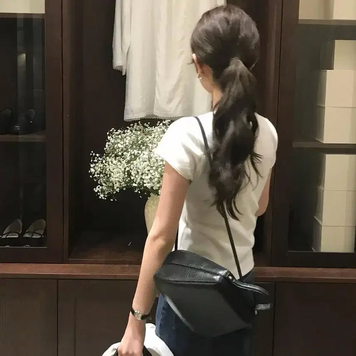 [BUNJANG] Archivepke Sheltin Bag Lizard Black / 아카이브앱크 쉘틴백 리자드 black