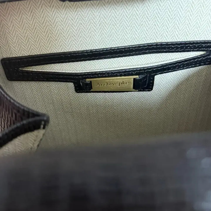 [BUNJANG] Archivepke Sheltin Bag Lizard Black / 아카이브앱크 쉘틴백 리자드 black