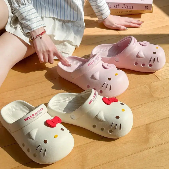 [SOLD OUT] 키티  얼굴 슬리퍼