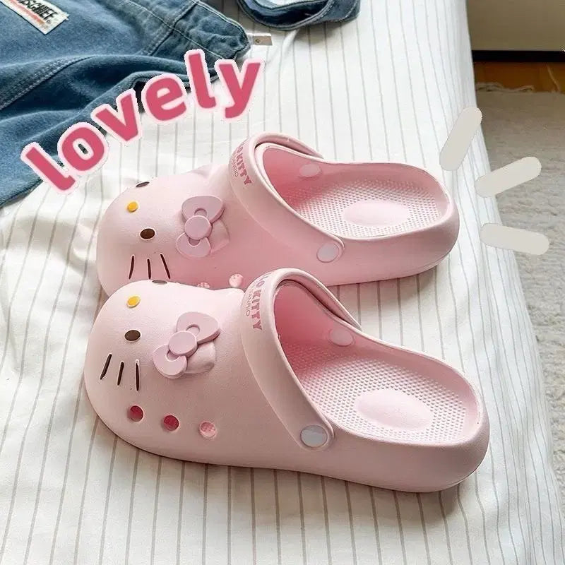 [SOLD OUT] 키티  얼굴 슬리퍼