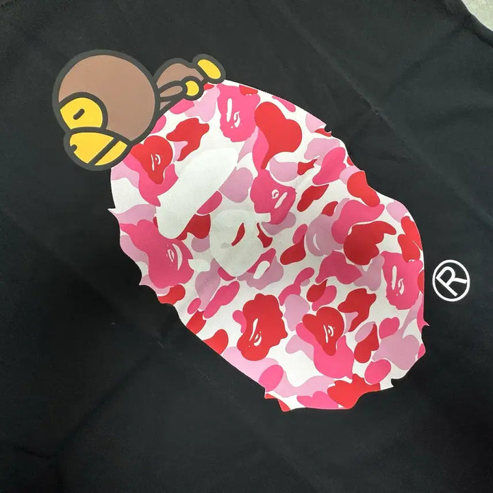 [SOLD OUT] Bape 베이프 핑크 카모 반팔 티셔츠 S