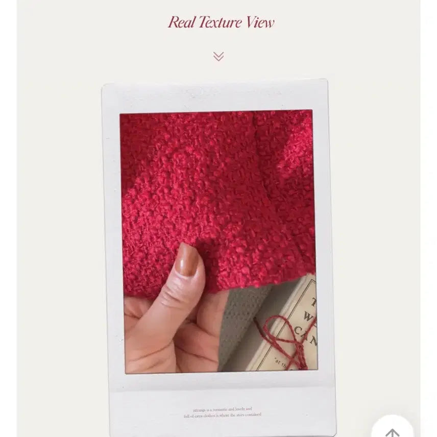[BUNJANG] Attrangs Tweed Jacket Red / 아뜨랑스 트위드 자켓 레드 (새상품)에이블리
