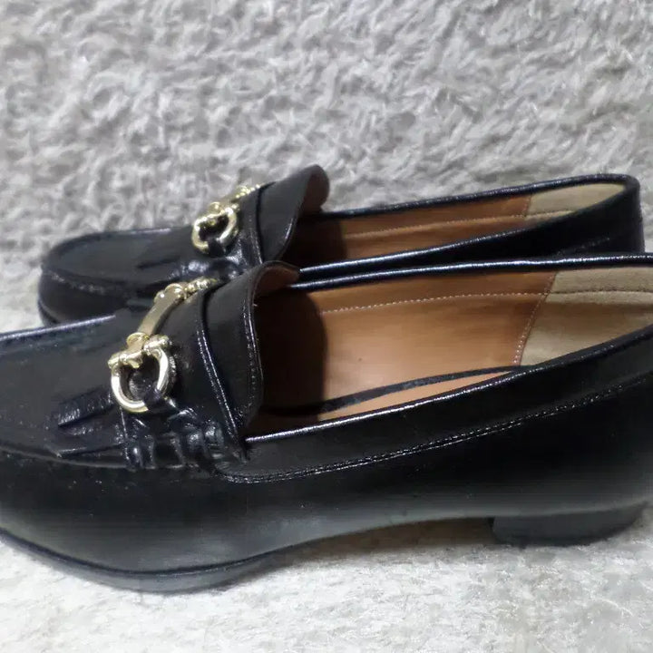 [BUNJANG] Modiatico Martin Tassel Loafers - Black / 후루룩구제 235 모디아티코 마틴 테슬 구두 로퍼 블랙 중고 신발