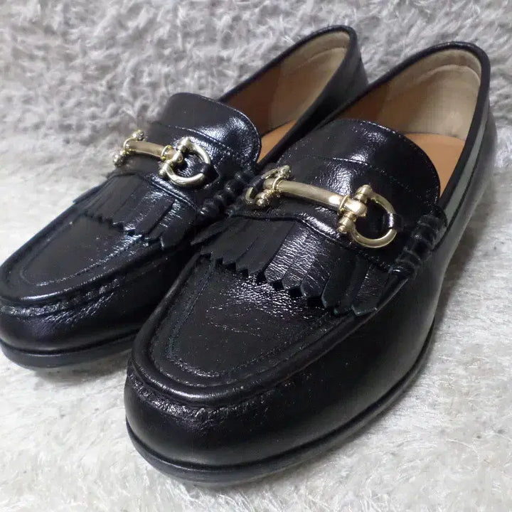 [BUNJANG] Modiatico Martin Tassel Loafers - Black / 후루룩구제 235 모디아티코 마틴 테슬 구두 로퍼 블랙 중고 신발