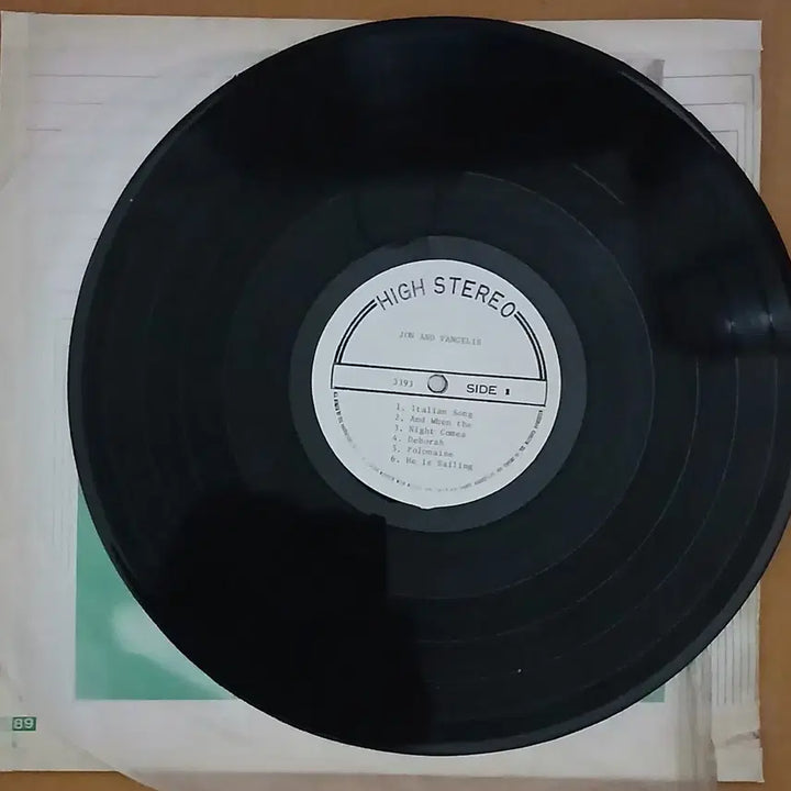 [BUNJANG] Jon &amp; Vangelis Private Collection LP Record / 존 앤 반젤리스 Private Collection LP