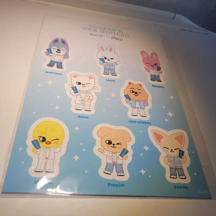 [BUNJANG] Stray Kids Biore Collaboration Photo Sticker &amp; Pamphlet / 스트레이키즈 스키주 비오레 콜라보 포토 스티커와 팜플렛