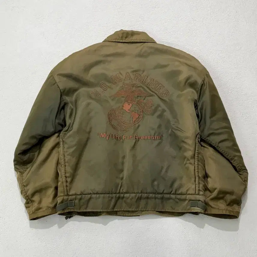 [BUNJANG] US Marine Corps A-1 Deck Jacket (Medium) / 미해병 복각 A-1 덱 자켓 미디움 100
