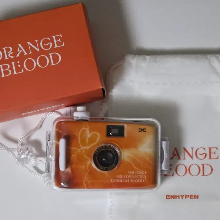 [BUNJANG] ENHYPEN Orange Blood EN-CONNECT Film Camera / 엔하이픈 오렌지블러드 엔커넥트 필름카메라